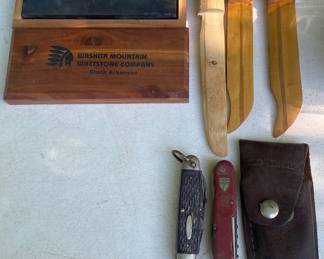 Pocketknives and Sharpener