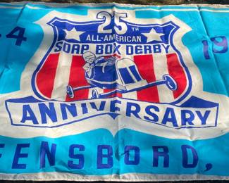 1962 Soap Box Derby Banner Greensboro, N.C.