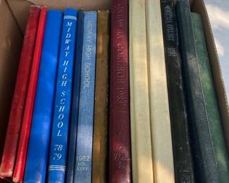 Vintage Midway High School Annuals and more