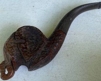 Figural Elephant Pipe