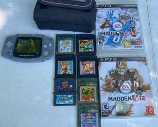 Gameboy Advance with Games