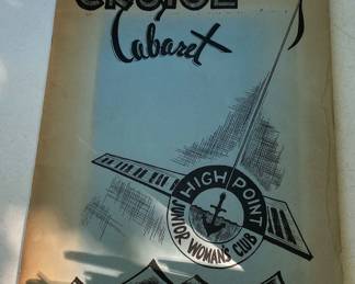 1955 High Point Woman's Club Program
