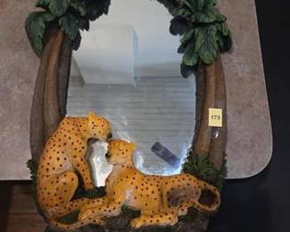 Leopard mirror