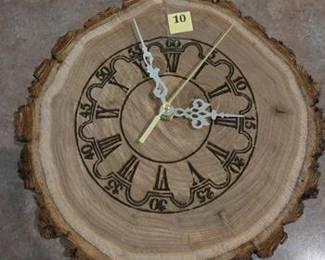 Wooden clock