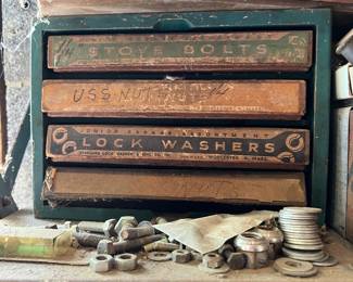 Nuts & Bolts Organizer - Vintage