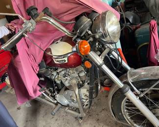 1976 Triumph Motorcycle 10,009 Miles