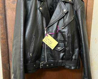  2. TKK Zipper – Black Leather – No Size, Probably XL – Like New