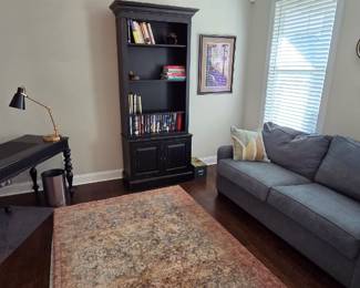 Ethan Allen desk, office chair and Bookshelf. Sleeper sofa
