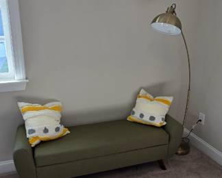 Cute Green Storage Bench