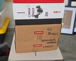 Various bike parts