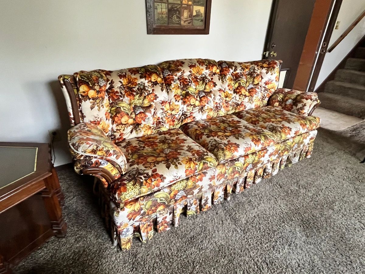 1971 Sears Floral Couch