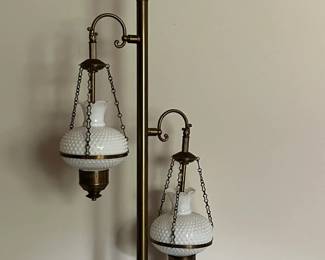 Late '40's/early '50's Fenton floor lamp - works!