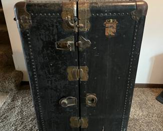 1910-1920's Wheary Steamer Trunk