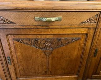 Detail of Vintage French Sideboard