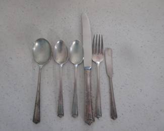 Rogers Sterling Flatware Set 6 - 39 Troy Ounces (Kept off site)