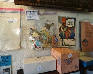 even the walls are now home to paper items