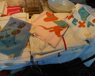 3 Printed Texas fabrice to make Small PIllows
