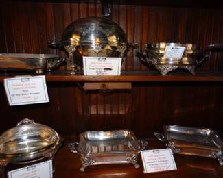 Some Very Antique Sheffield Silver Serving Pieces