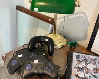 Gaming Controllers, Desk Lamp 