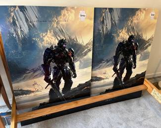 (A) Signed Transformers Poster, (B) Signed Transformers Poster