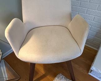 Mid Mod Fabric Guest Chair