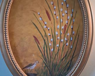 Bird painting a powers