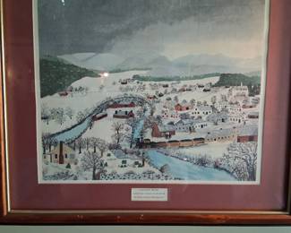 Grandma Moses print