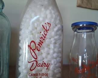 Milk bottles 