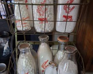 Milk bottles 