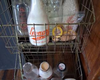 Milk bottles 