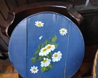 Painted cheese box