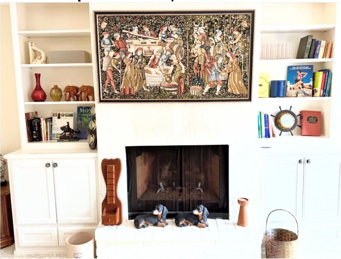 Large beautiful renaissance tapestry 