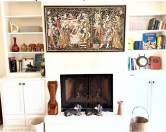 Large beautiful renaissance tapestry 