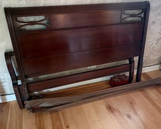 Bernhardt Mahogany Sleigh Bed Headboard