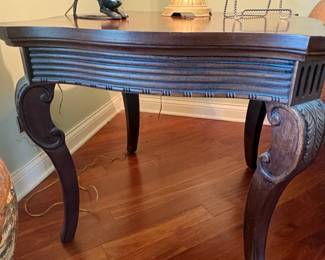Mahogany Cabriole Leg Accent Table second image