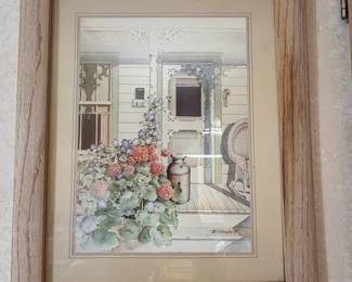 W.S. Dougherty Porch Swing Watercolor Print