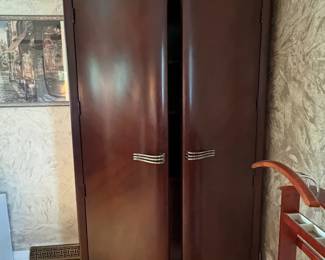 Art Deco Gentlemans Wardrobe