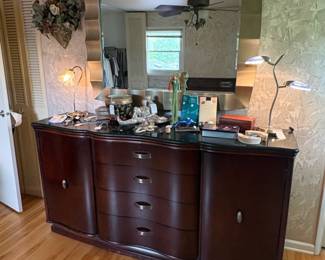 Bernhardt Paris Collection Sideboard with Mirror second image