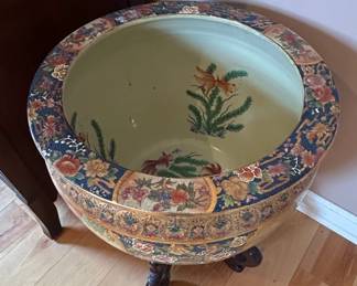 Satsuma Style Porcelain Fish Bowl second image
