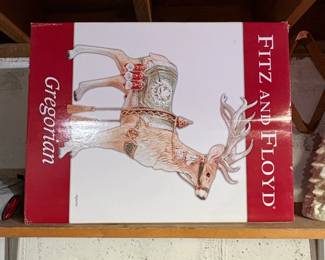 Fitz and Floyd Gregorian Reindeer Figurine