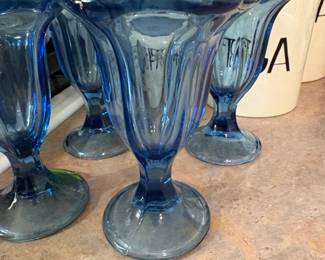 Cobalt Blue Sundae Glasses second image