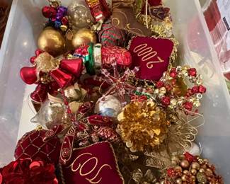 Assorted Christmas Ornaments Collection
