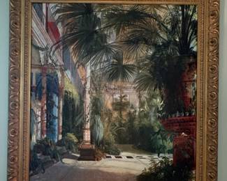 The Palm House Oil Painting by Carl Blechen