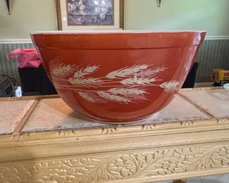 Pyrex Autumn Harvest Pattern Mixing Bowl 