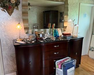 Bernhardt Paris Collection Sideboard with Mirror