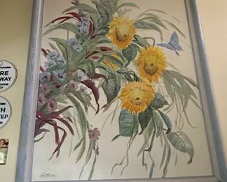 Christiana Floral Watercolor Painting