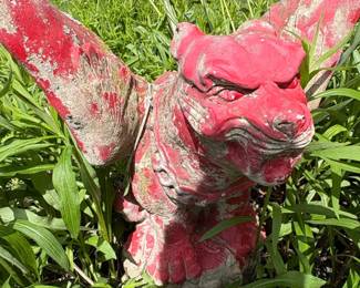 Red Winged Gargoyle Statue third image