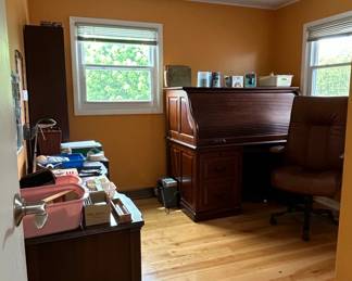 Vintage Oak RollTop Desk