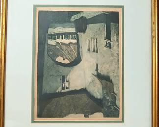 Frits Thaulow (1847 - 1906) Norwegian Aquatint