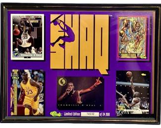 Limited Edition Commemorative Shaq Card Sheet